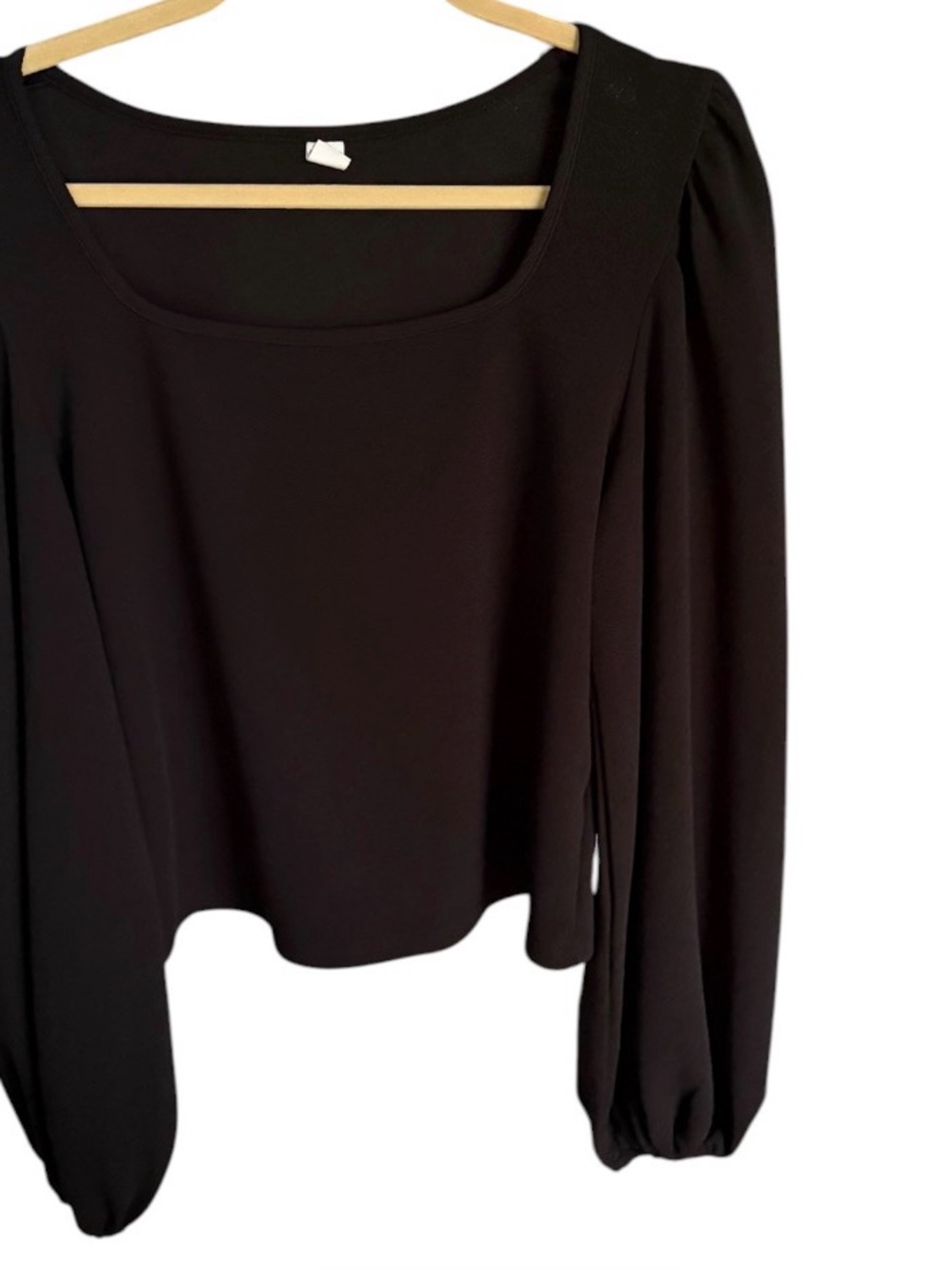 Classic Black Long-Sleeve Women's Top